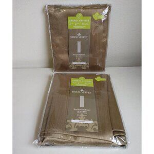 2 Pack Energy Saving Thermal Insulated Curtains Panels Drapes 50 x 84"